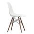 Cadeira Eames em Plástico DSW / Base dark maple